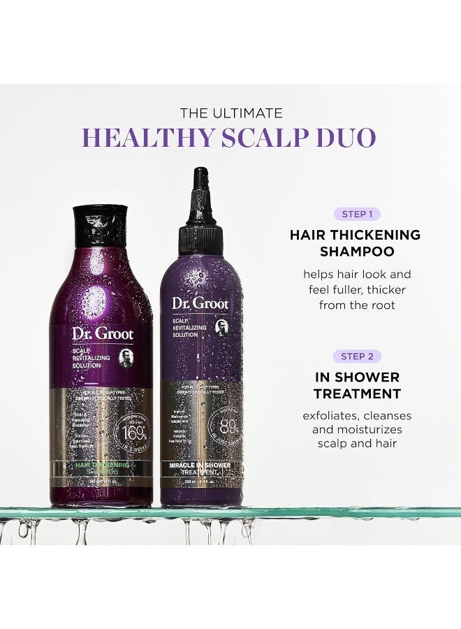 دكتور جروت معجزة في دش - علاج مرطب لفقدان الشعر ، غسل كوري للعناية بالشعر ، زيت الرومر لشعر ناعم وصحي في 5 ثوان ، محلول تنشيط جلد الشعر ، 8.5 أوقية فلورية - Image 5